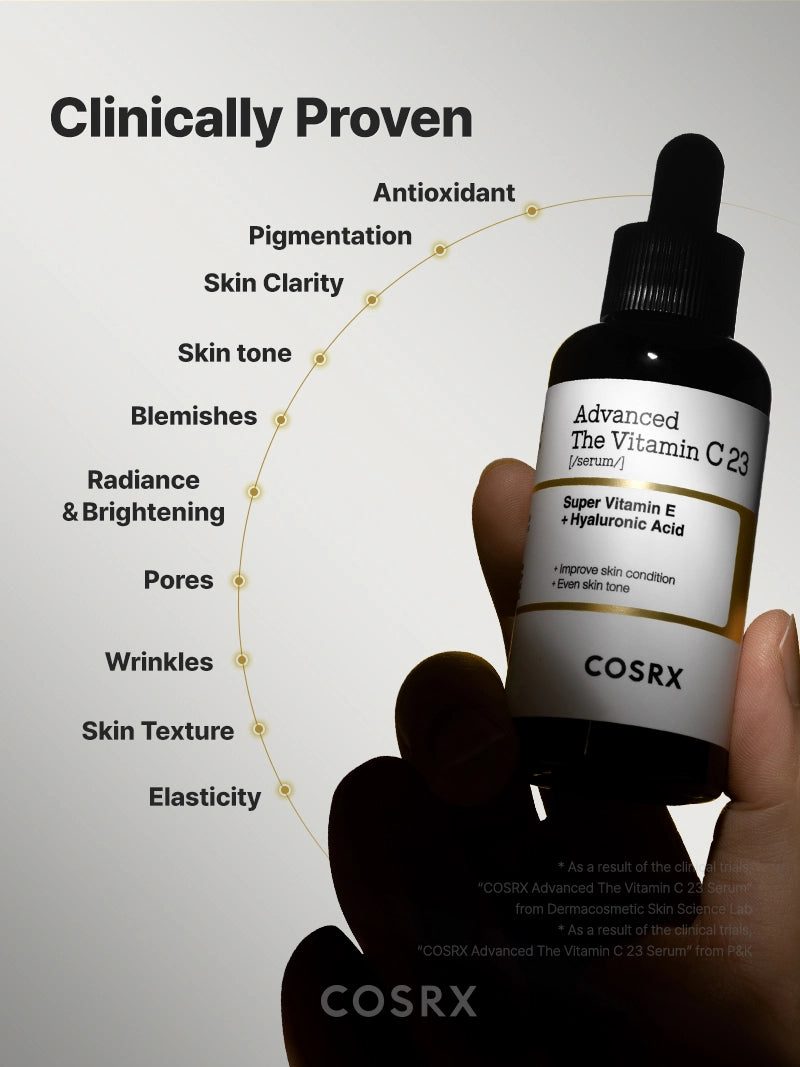 COSRX The Vitamin C 23 Serum — in use