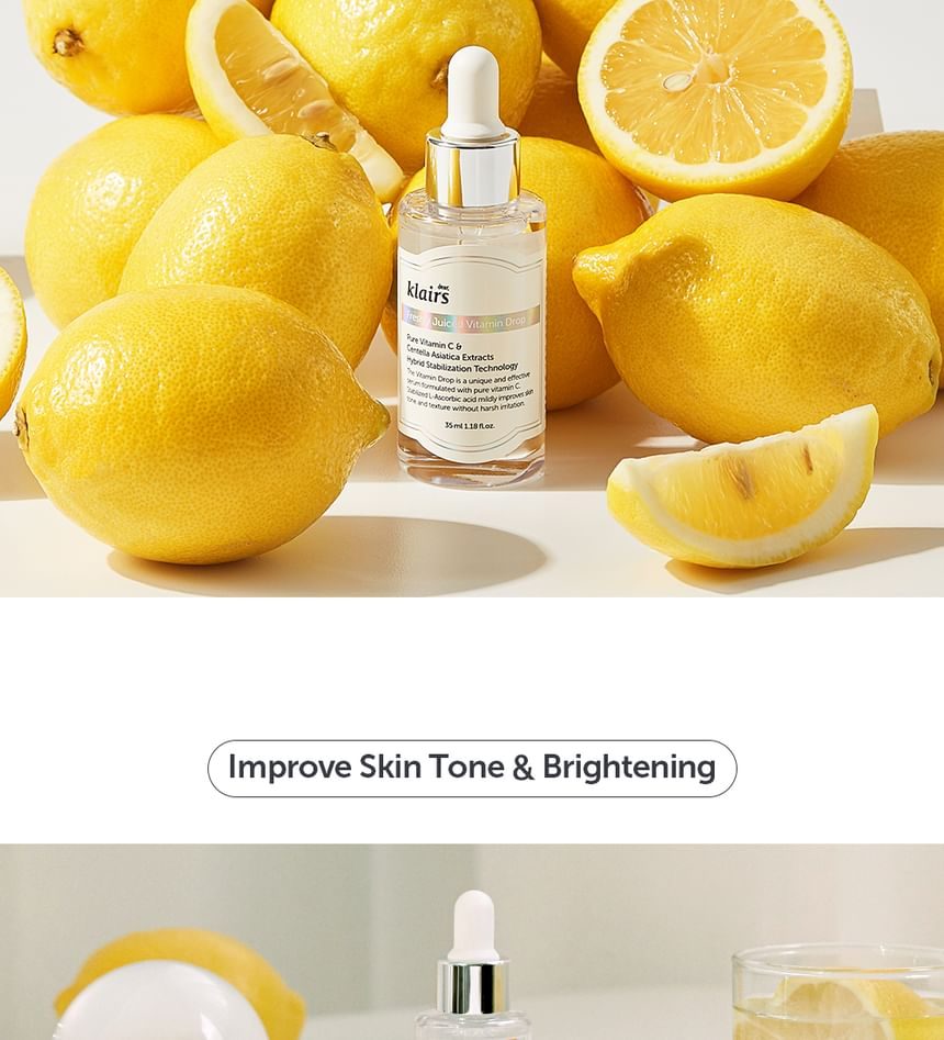 Klairs Freshly Juiced Vitamin Drop — in use