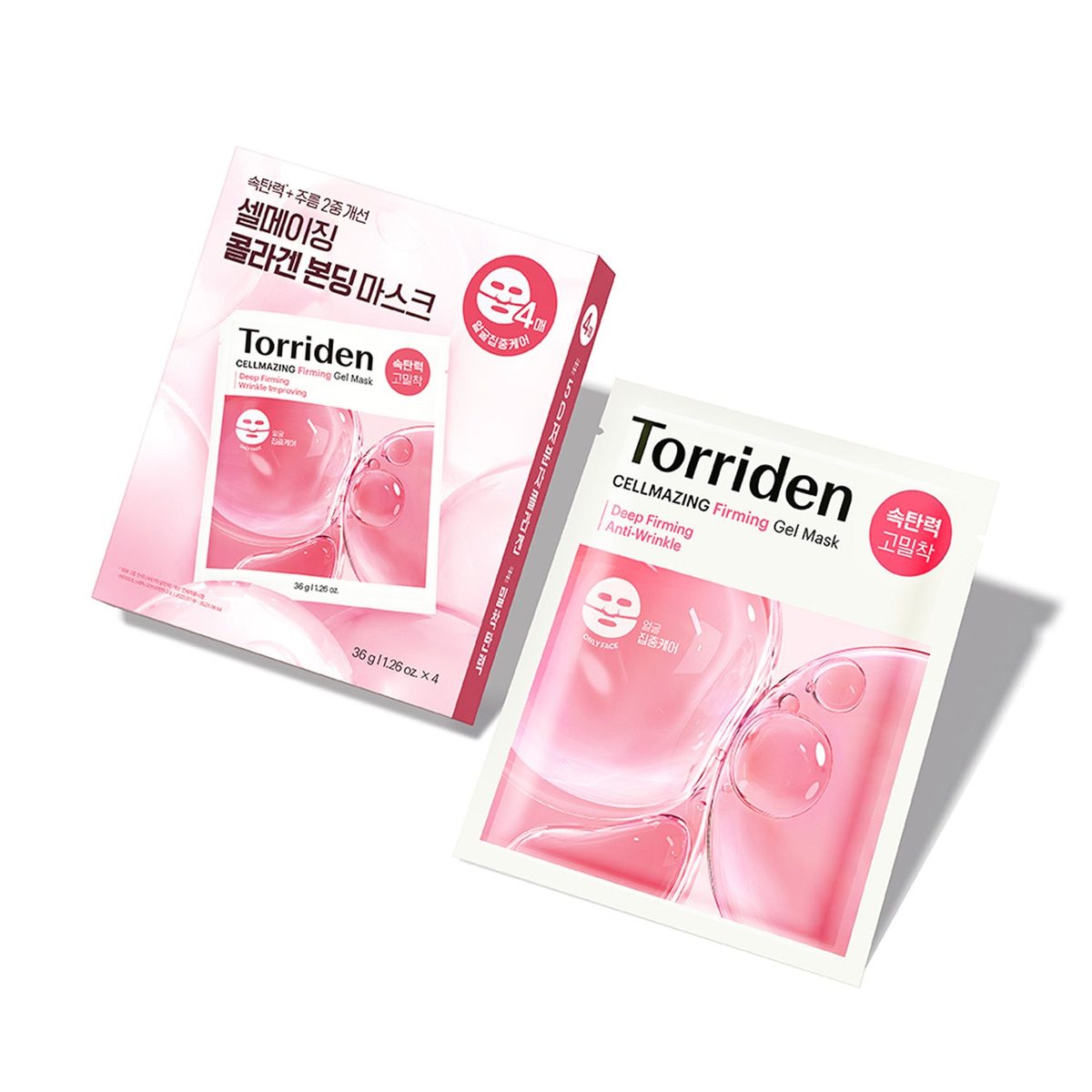 Torriden CELLMAZING Collagen Firming Gel Mask — packshot